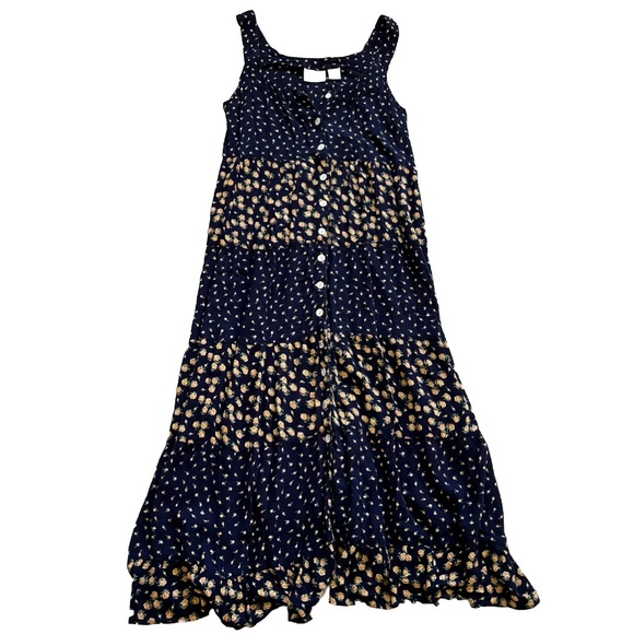 Go Softly Dresses & Skirts - GO SOFTLY DITSY FLORAL MIDI/MAXI DRESS SMALL BOHO PRAIRIE COTTAGECORE FEMININE